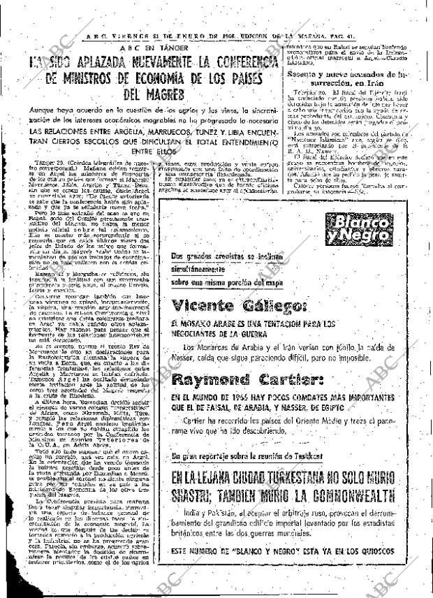 ABC MADRID 21-01-1966 página 41