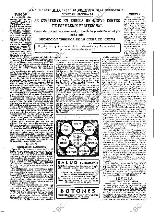 ABC MADRID 21-01-1966 página 51