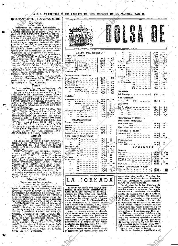 ABC MADRID 21-01-1966 página 62