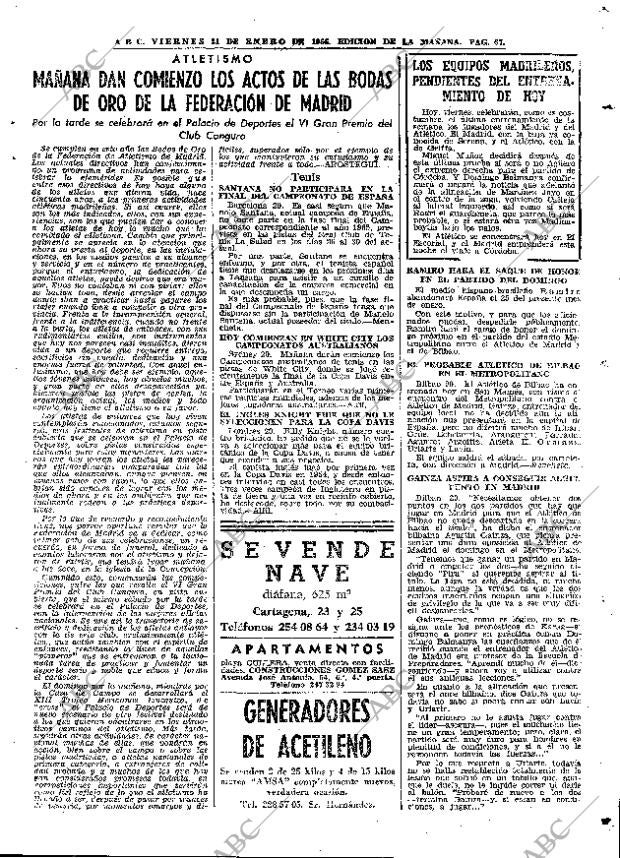 ABC MADRID 21-01-1966 página 67