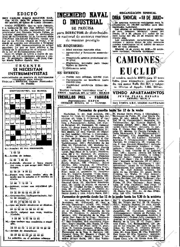 ABC MADRID 21-01-1966 página 87