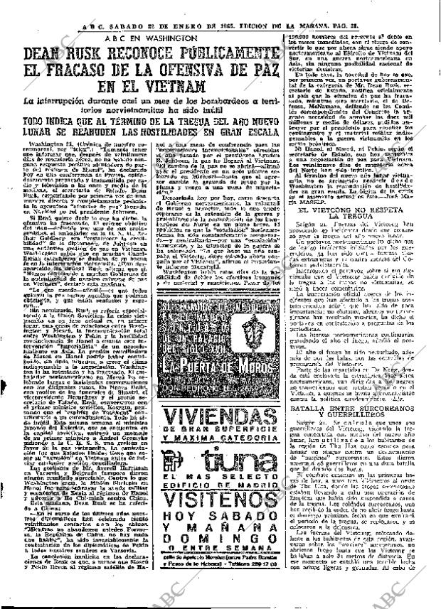 ABC MADRID 22-01-1966 página 33