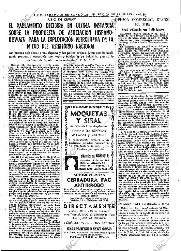 ABC MADRID 22-01-1966 página 39