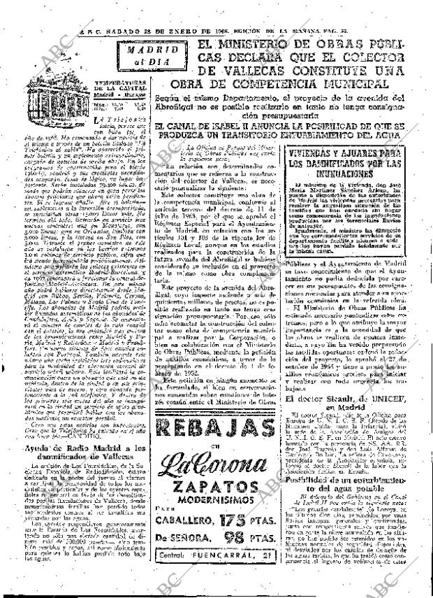 ABC MADRID 22-01-1966 página 55