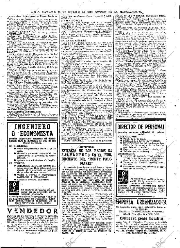 ABC MADRID 22-01-1966 página 75