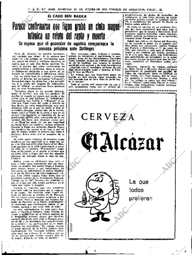 ABC SEVILLA 23-01-1966 página 31