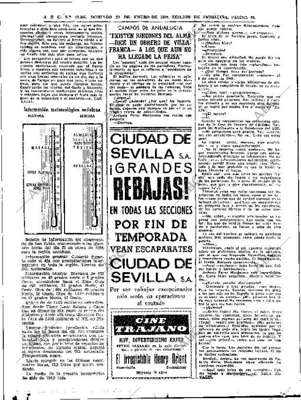 ABC SEVILLA 23-01-1966 página 44