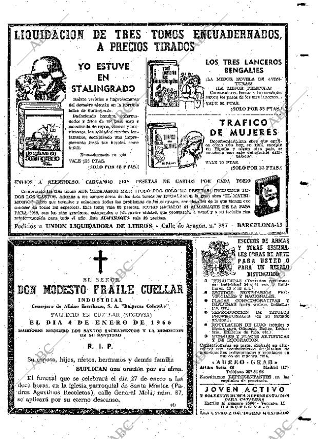 ABC MADRID 25-01-1966 página 101