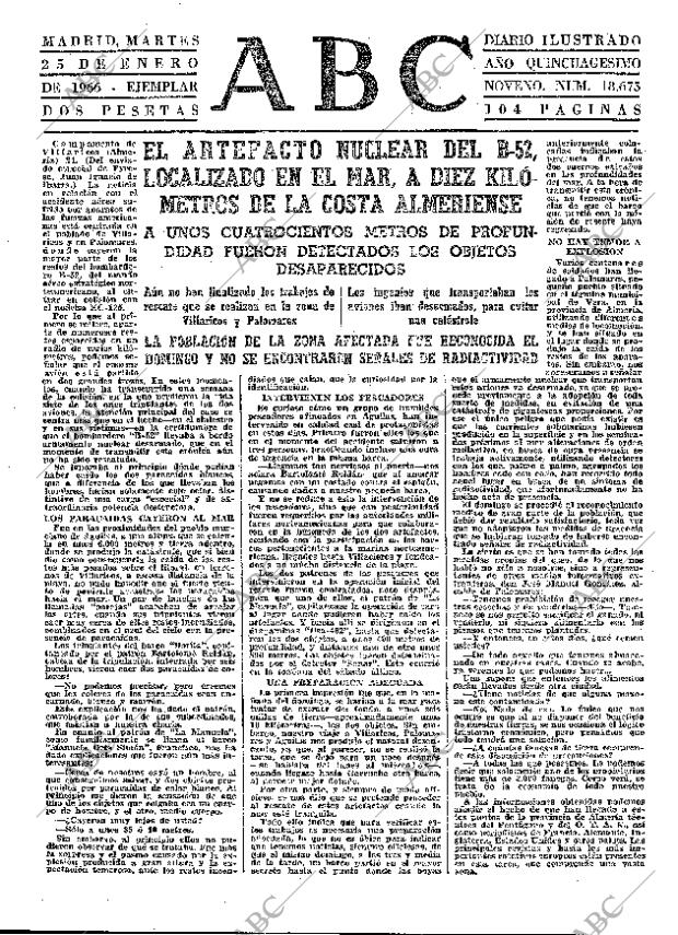 ABC MADRID 25-01-1966 página 33