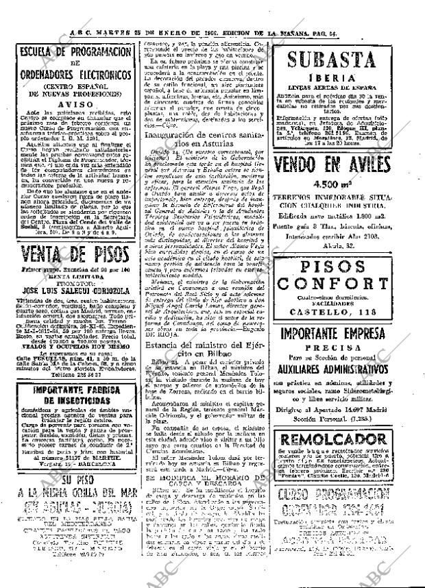 ABC MADRID 25-01-1966 página 54