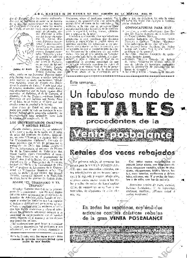 ABC MADRID 25-01-1966 página 69