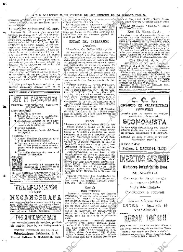 ABC MADRID 25-01-1966 página 72