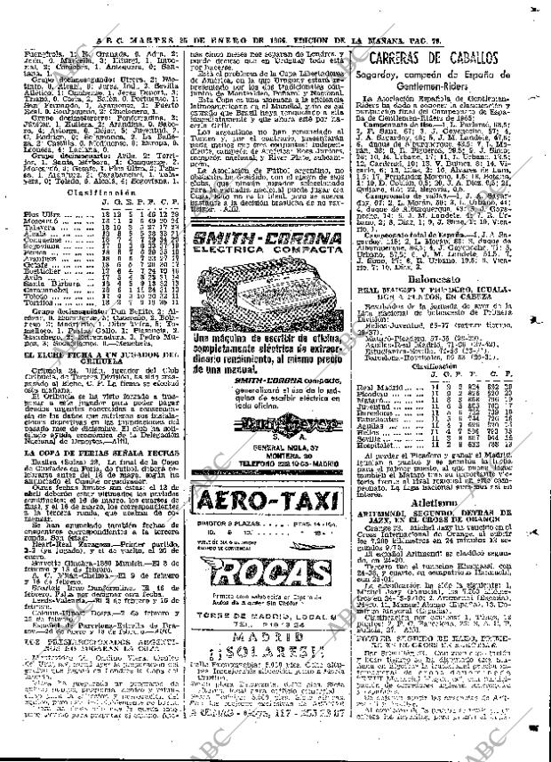 ABC MADRID 25-01-1966 página 79