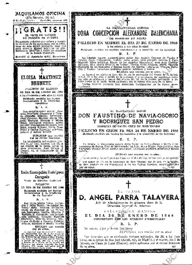 ABC MADRID 25-01-1966 página 98