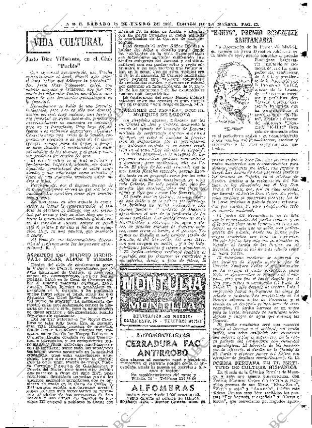 ABC MADRID 29-01-1966 página 65