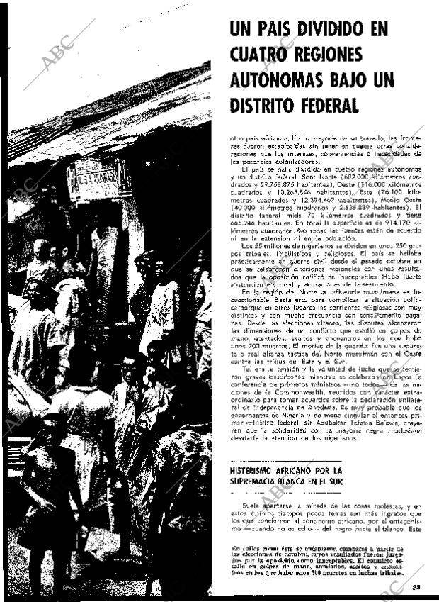 BLANCO Y NEGRO MADRID 29-01-1966 página 23