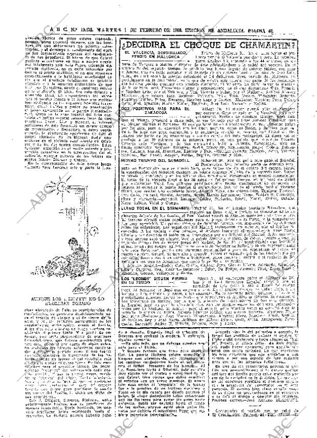 ABC SEVILLA 01-02-1966 página 42