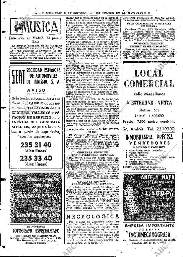 ABC MADRID 02-02-1966 página 76