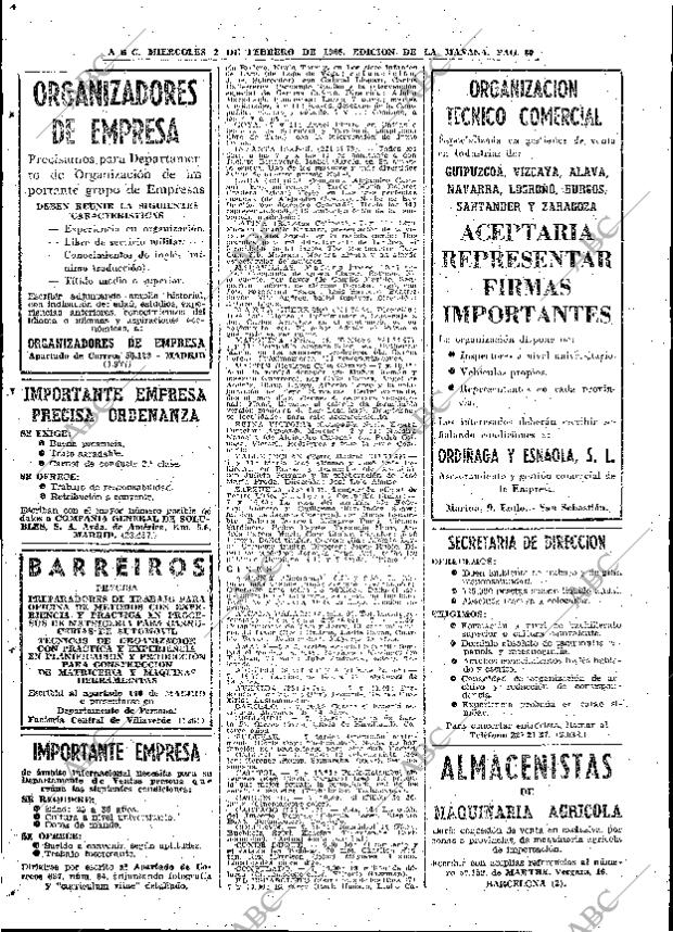 ABC MADRID 02-02-1966 página 80