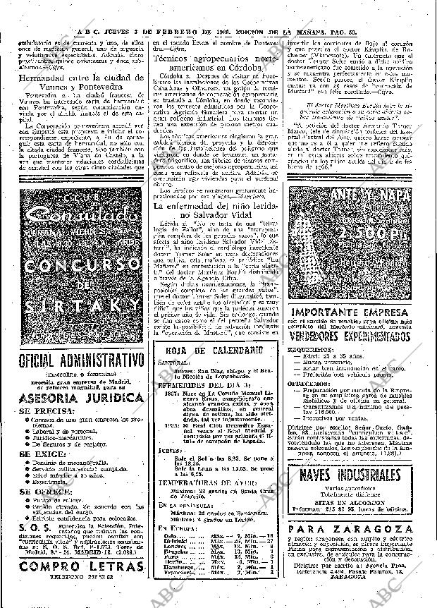 ABC MADRID 03-02-1966 página 50