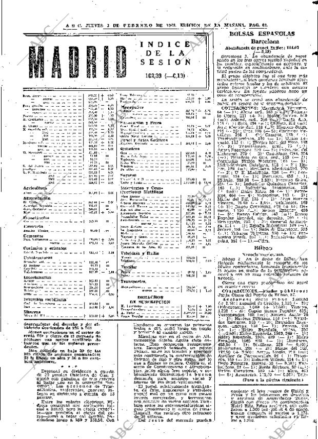 ABC MADRID 03-02-1966 página 63