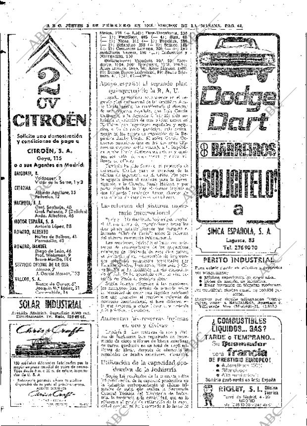 ABC MADRID 03-02-1966 página 64