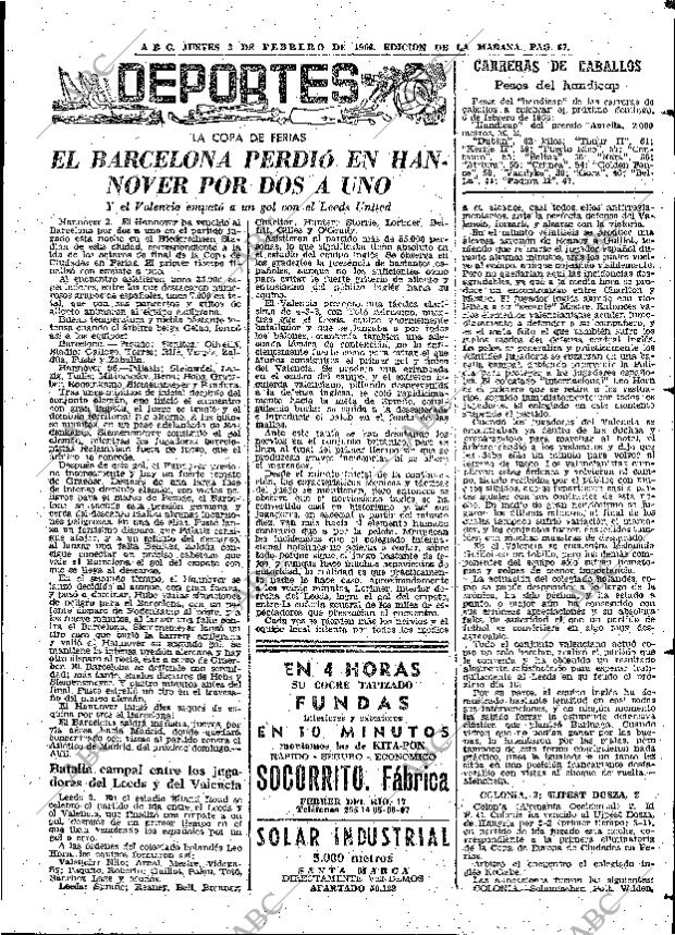 ABC MADRID 03-02-1966 página 67