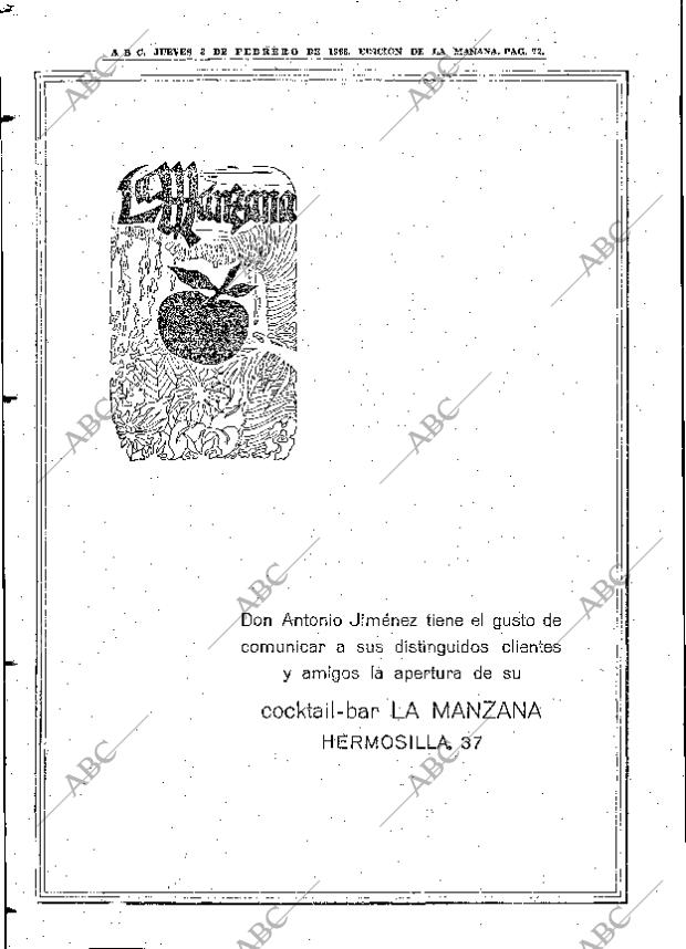 ABC MADRID 03-02-1966 página 72