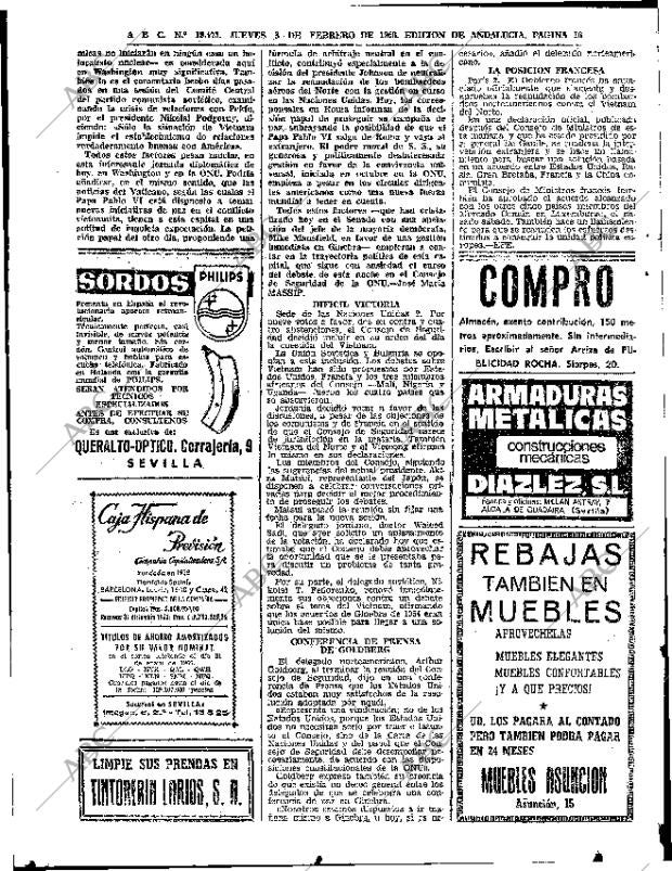 ABC SEVILLA 03-02-1966 página 16