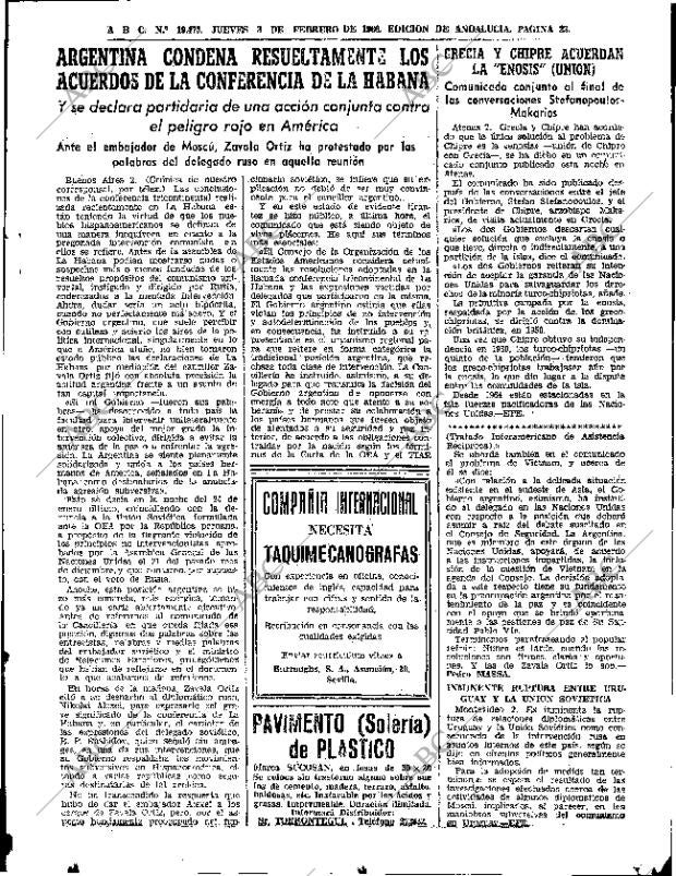 ABC SEVILLA 03-02-1966 página 23