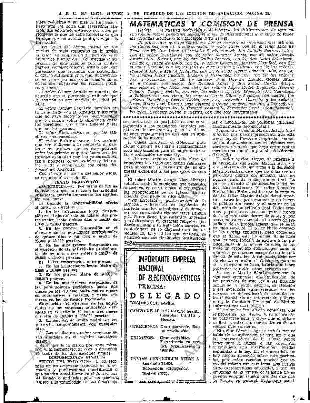 ABC SEVILLA 03-02-1966 página 29