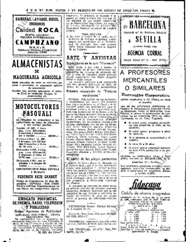 ABC SEVILLA 03-02-1966 página 32