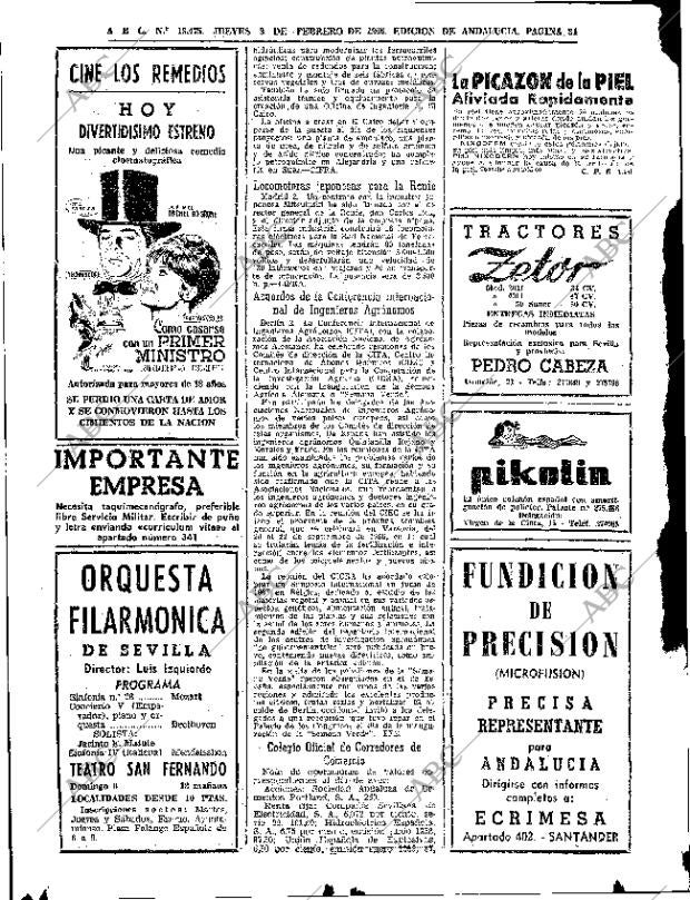 ABC SEVILLA 03-02-1966 página 34