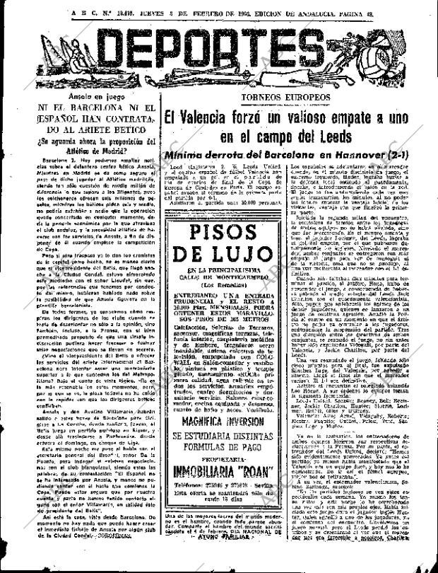 ABC SEVILLA 03-02-1966 página 43