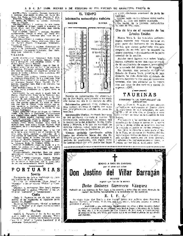 ABC SEVILLA 03-02-1966 página 48