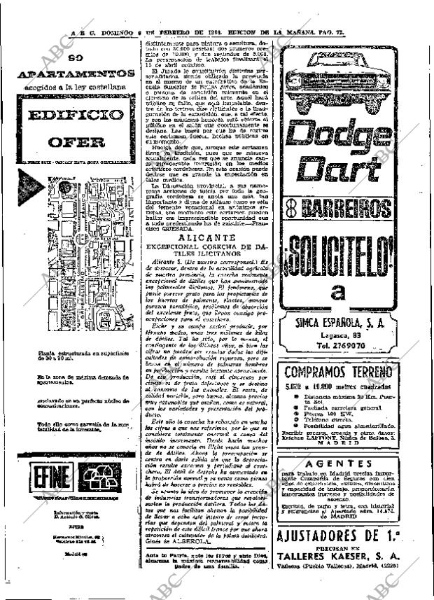 ABC MADRID 06-02-1966 página 72