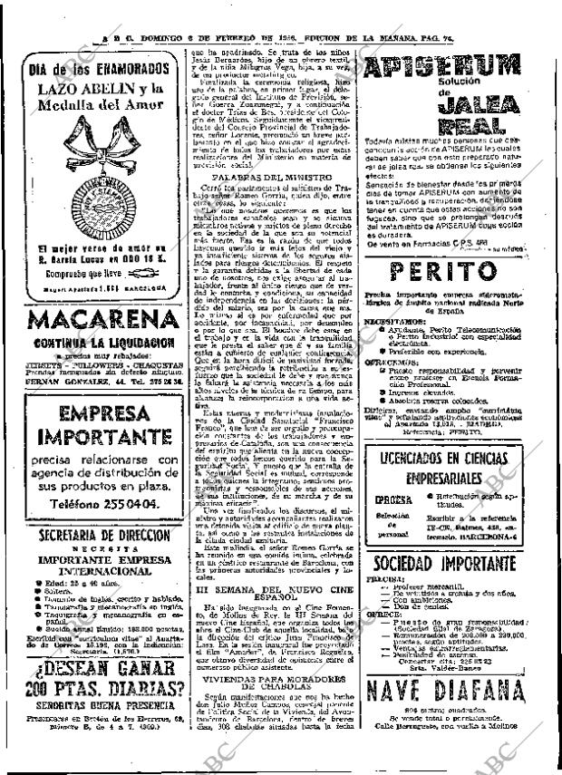 ABC MADRID 06-02-1966 página 74