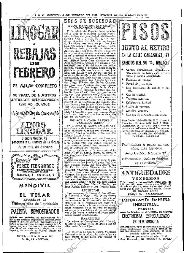 ABC MADRID 06-02-1966 página 76