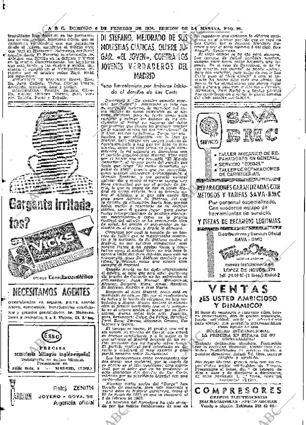 ABC MADRID 06-02-1966 página 90