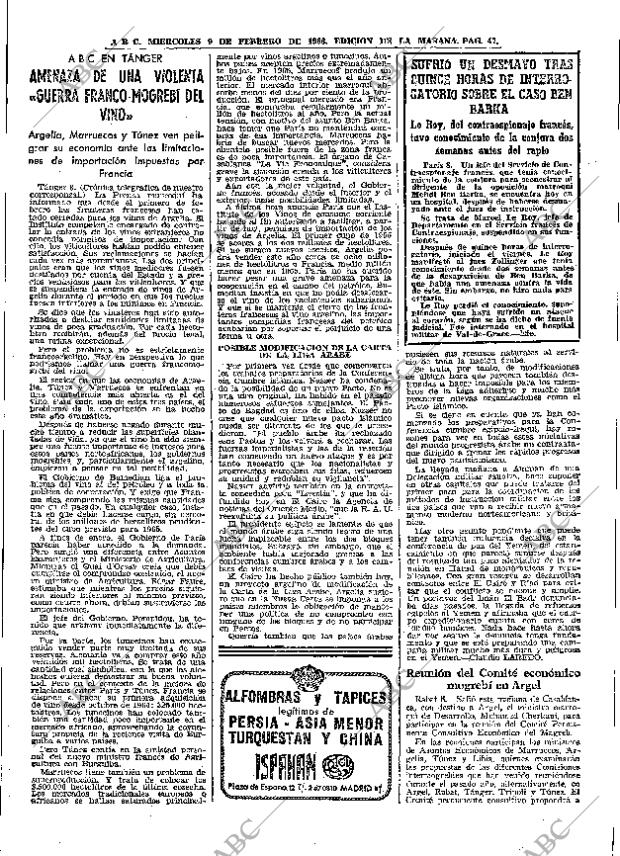 ABC MADRID 09-02-1966 página 47