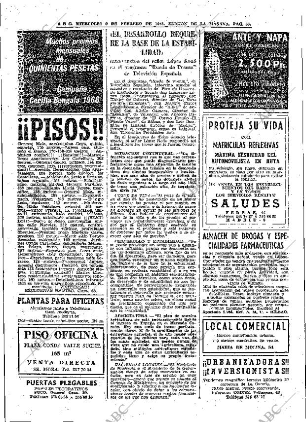 ABC MADRID 09-02-1966 página 56