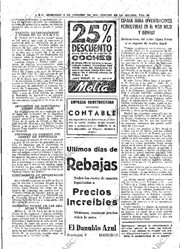 ABC MADRID 09-02-1966 página 58