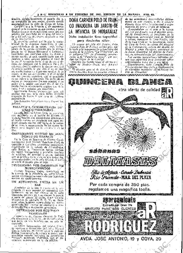 ABC MADRID 09-02-1966 página 69