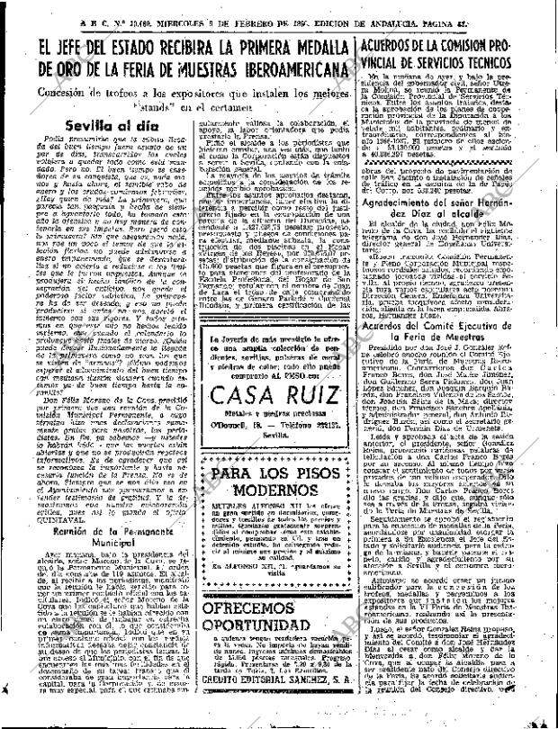 ABC SEVILLA 09-02-1966 página 43
