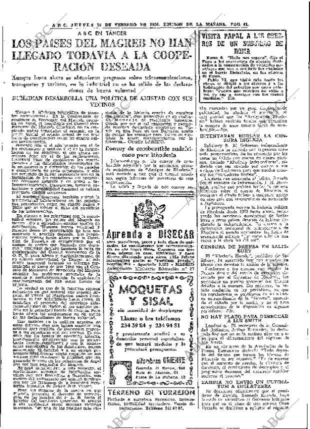 ABC MADRID 10-02-1966 página 41