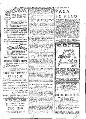 ABC MADRID 10-02-1966 página 46