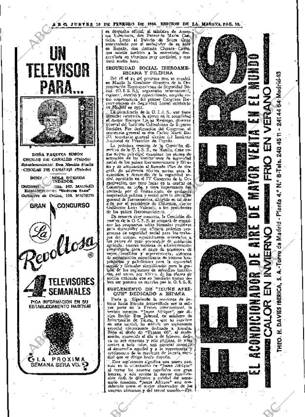 ABC MADRID 10-02-1966 página 52