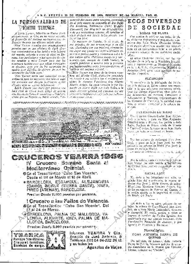 ABC MADRID 10-02-1966 página 65