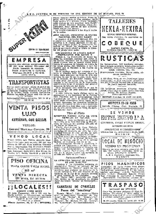 ABC MADRID 10-02-1966 página 78