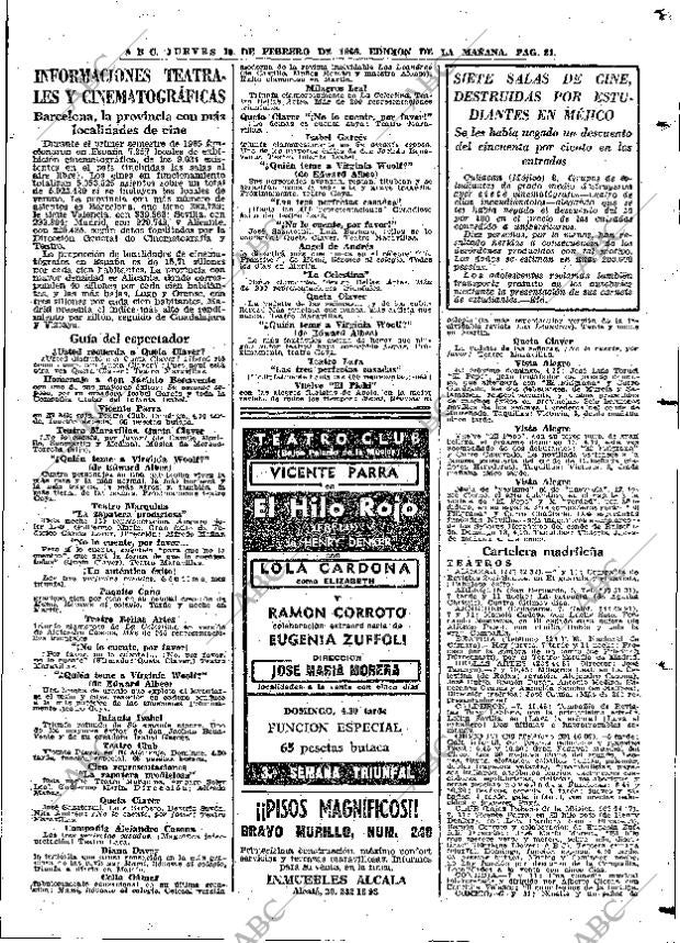 ABC MADRID 10-02-1966 página 81